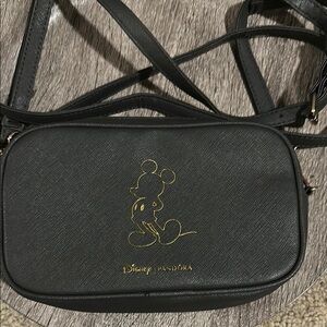 Disney Pandora Mickey Mouse Crossbody Bag Purse Gray Silver Cute Women Accessory